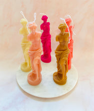 Load image into Gallery viewer, Venus Goddess Statue Beeswax Candle