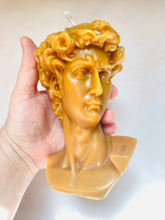 Load image into Gallery viewer, Statue of David Bust Beeswax Candle
