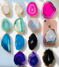 Load image into Gallery viewer, Colourful Agate Phone Grip
