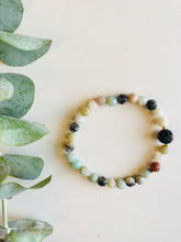Load image into Gallery viewer, Amazonite Essential Oil Diffuser Bracelet