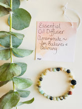 Load image into Gallery viewer, Amazonite Essential Oil Diffuser Bracelet