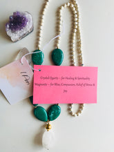 Load image into Gallery viewer, Crystal Quartz & Magnesite Mala