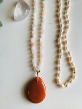 Load image into Gallery viewer, Aventurine Agate Pearl & Quartz Mala