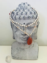 Load image into Gallery viewer, Aventurine Agate Pearl & Quartz Mala