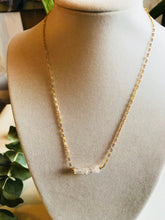 Load image into Gallery viewer, LOVE Necklace - Tiny Rose Quartz Necklace