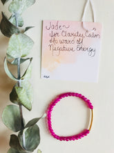 Load image into Gallery viewer, Fuchsia Jade Bracelet