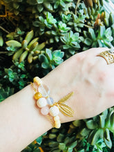 Load image into Gallery viewer, Rose Quartz Essential Oil Diffuser Bracelet
