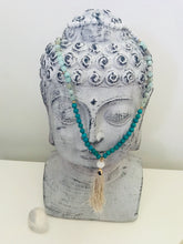 Load image into Gallery viewer, Ombre Jade Magnesite Quartz & Feldspar Mala Necklace