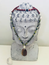 Load image into Gallery viewer, Jade & Rudraksha Seed Mala with Essential Oil Diffuser