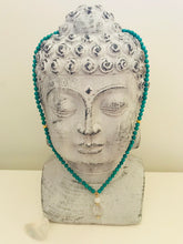 Load image into Gallery viewer, Crystal Quartz & Magnesite Mala Necklace