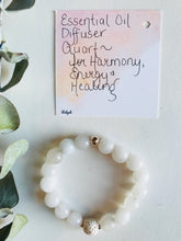 Load image into Gallery viewer, Quartz Essential Oil Diffuser Bracelet
