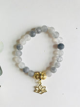 Load image into Gallery viewer, Quartz, Evil Eye, Hamsa or Lotus Essential Oil Diffuser Bracelet