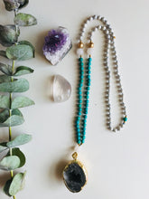 Load image into Gallery viewer, Crystal Quartz Magnesite & Feldspar