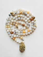 Load image into Gallery viewer, Quartz & Agate Druze Mala Necklace