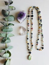 Load image into Gallery viewer, Amazonite Mala with Essential Oil Diffuser