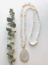 Load image into Gallery viewer, Jade, Agate & Crystal Quartz Mala