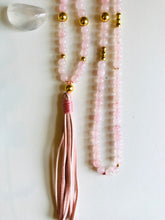 Load image into Gallery viewer, Rose Quartz Mala Necklace
