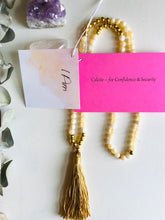 Load image into Gallery viewer, Yellow Calcite Mala Necklace