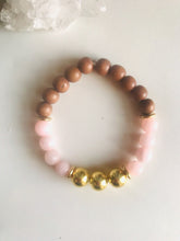 Load image into Gallery viewer, Rose Quartz Mala Bracelet