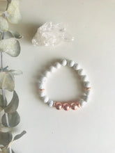 Load image into Gallery viewer, White Howlite Mala Bracelet