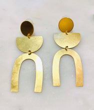Load image into Gallery viewer, Brass Earrings