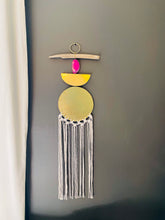 Load image into Gallery viewer, Brass Macrame Wall Hanging