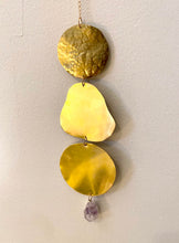 Load image into Gallery viewer, Brass And Amethyst Lightcatcher