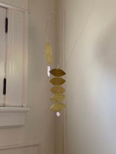Load image into Gallery viewer, Brass Rose Quartz Mobile Lightcatcher