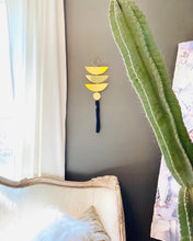 Load image into Gallery viewer, Brass Wall Hanging with Black Tassel