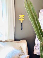 Load image into Gallery viewer, Brass Wall Hanging with Black Tassel