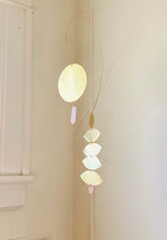 Load image into Gallery viewer, Brass Rose Quartz Mobile Lightcatcher