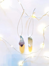 Load image into Gallery viewer, Crystal Quartz & Amethyst Ornament - 2 Pack