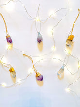 Load image into Gallery viewer, Crystal Quartz & Amethyst Ornament - 2 Pack