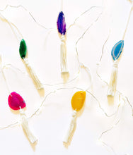 Load image into Gallery viewer, Agate Tassel Ornament