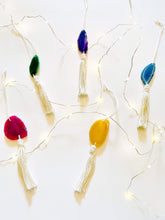 Load image into Gallery viewer, Agate Tassel Ornament