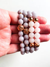 Load image into Gallery viewer, Jade & Rose Quartz Bracelet