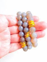 Load image into Gallery viewer, Grey Jade Bracelet