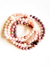 Load image into Gallery viewer, Dainty Opal or Rhodonite Stretch Bracelet