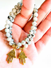 Load image into Gallery viewer, Sesame Jasper or Peach Aventurine Bracelet
