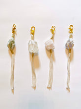 Load image into Gallery viewer, Wholesale - Gemstone Macrame Keychain / Bag Clip