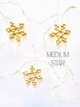 Load image into Gallery viewer, Wooden Snowflake Christmas Ornaments