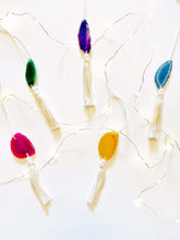 Load image into Gallery viewer, Agate Tassel Ornament