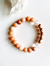 Load image into Gallery viewer, Aventurine & Crystal Quartz Bracelet