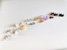 Load image into Gallery viewer, Raw Gemstone Stud Earrings