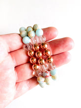 Load image into Gallery viewer, Picture Jasper & Crystal Quartz Mala Bracelet