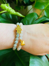 Load image into Gallery viewer, Sesame Jasper or Peach Aventurine Bracelet