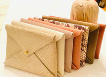Load image into Gallery viewer, Leather Envelope Clutch