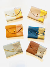 Load image into Gallery viewer, Adorned Leather Envelope Wallet