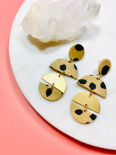 Load image into Gallery viewer, Cheetah Dangle Earrings