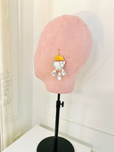 Load image into Gallery viewer, Grey & Brass Dangly Earrings